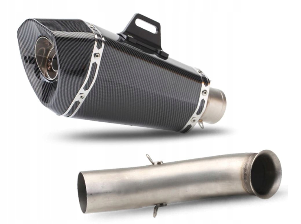 Wydech Slip-On 2017-2024r KTM Duke RC 125 200 390 Tłumik Końcówka Kolanko