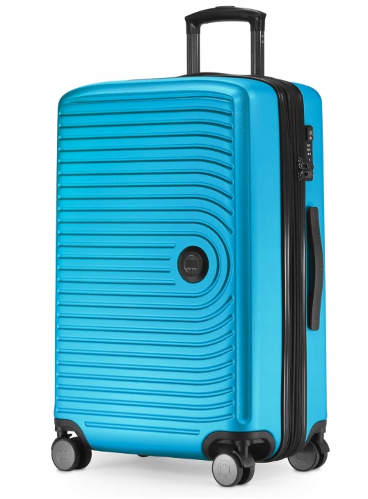 Hauptstadtkoffer Walizka twarda średnia 24'' Mitte 88 l Cyjan niebieski Q