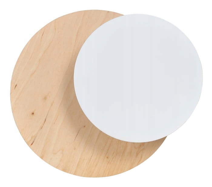 Nástěnné svítidlo Emibig Circle G9 8W Světlé dřevo/Bílý skandinávský design Emibig