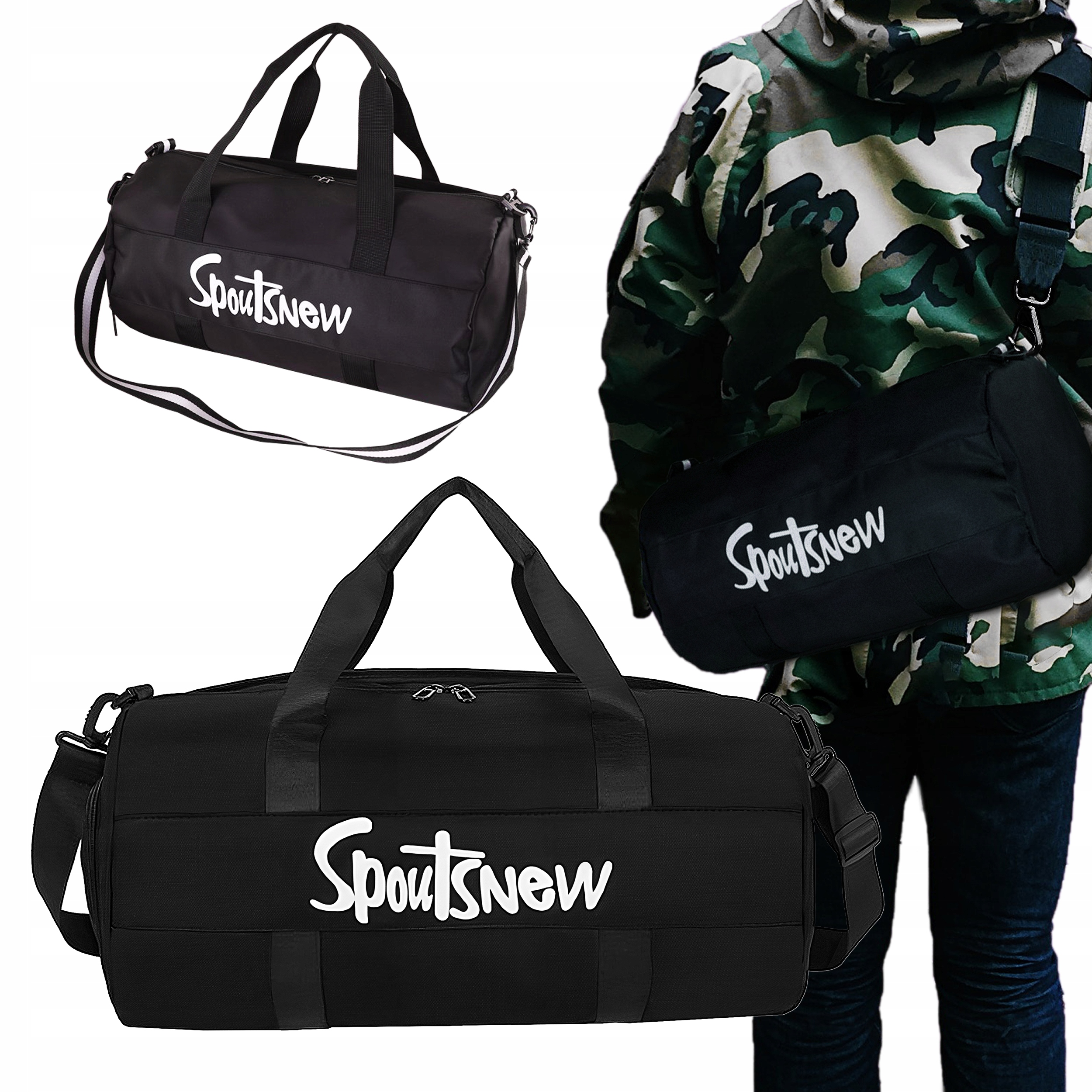 

Torba sportowa Fitness na basen Kieszeń Na Buty