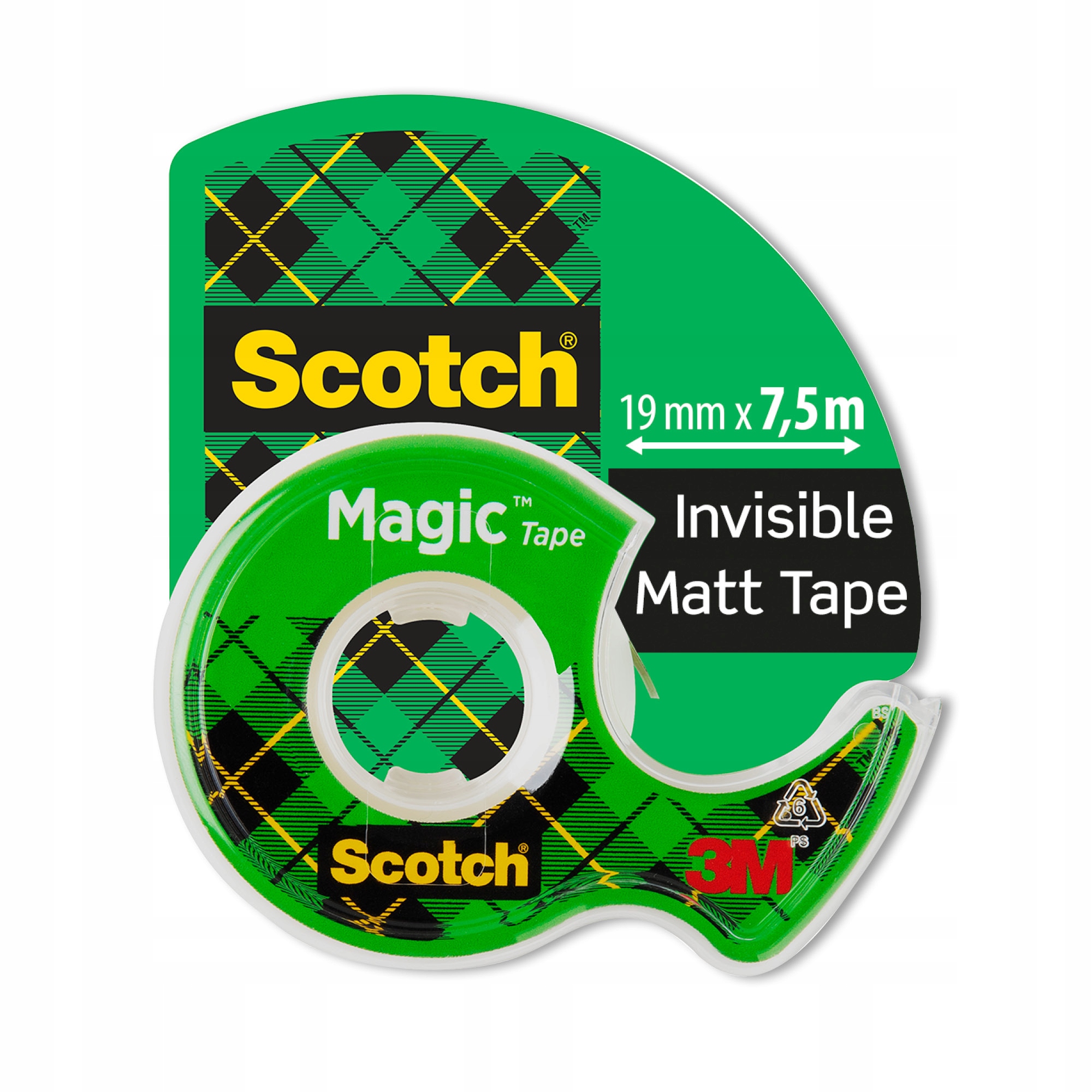 

Taśma klej 19 mm 7,5m Scotch podajnik magic