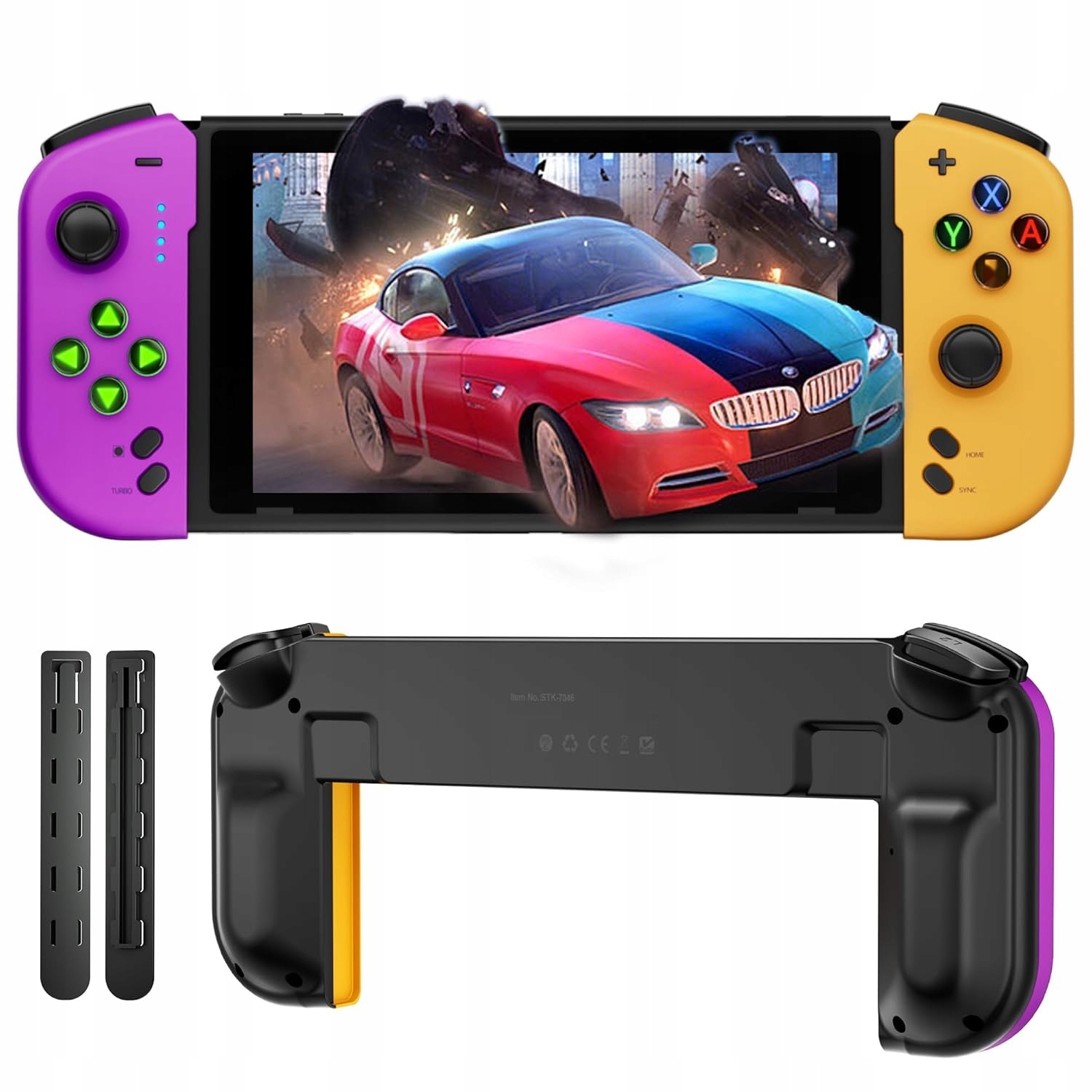 LEVEWAN Przełącznik/Switch OLED Kontroler, EasySMX Bluetooth Ręczny Kontrol