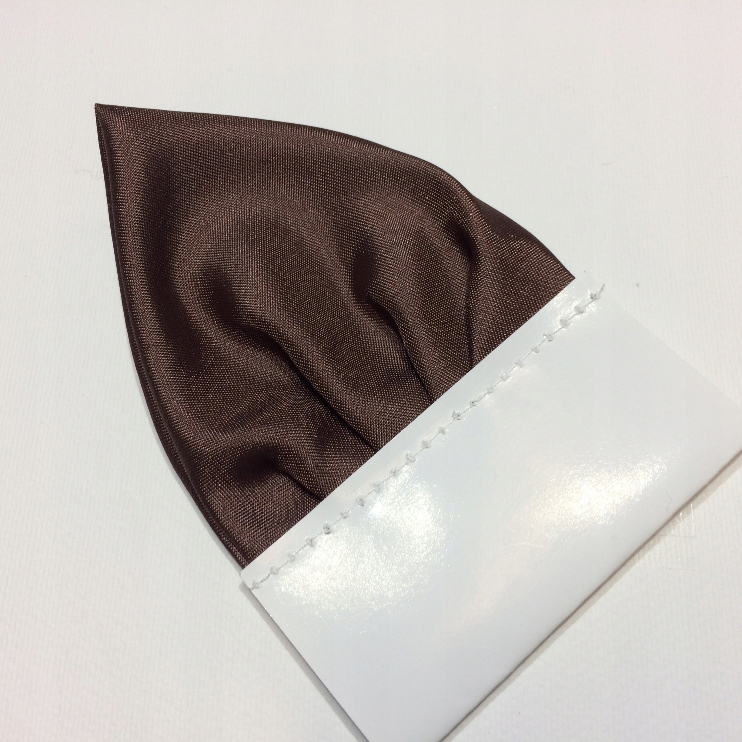 BRĄZOWA CZEKOLADOWA POSZETKA WYPUSTKA CHUSTECZKA