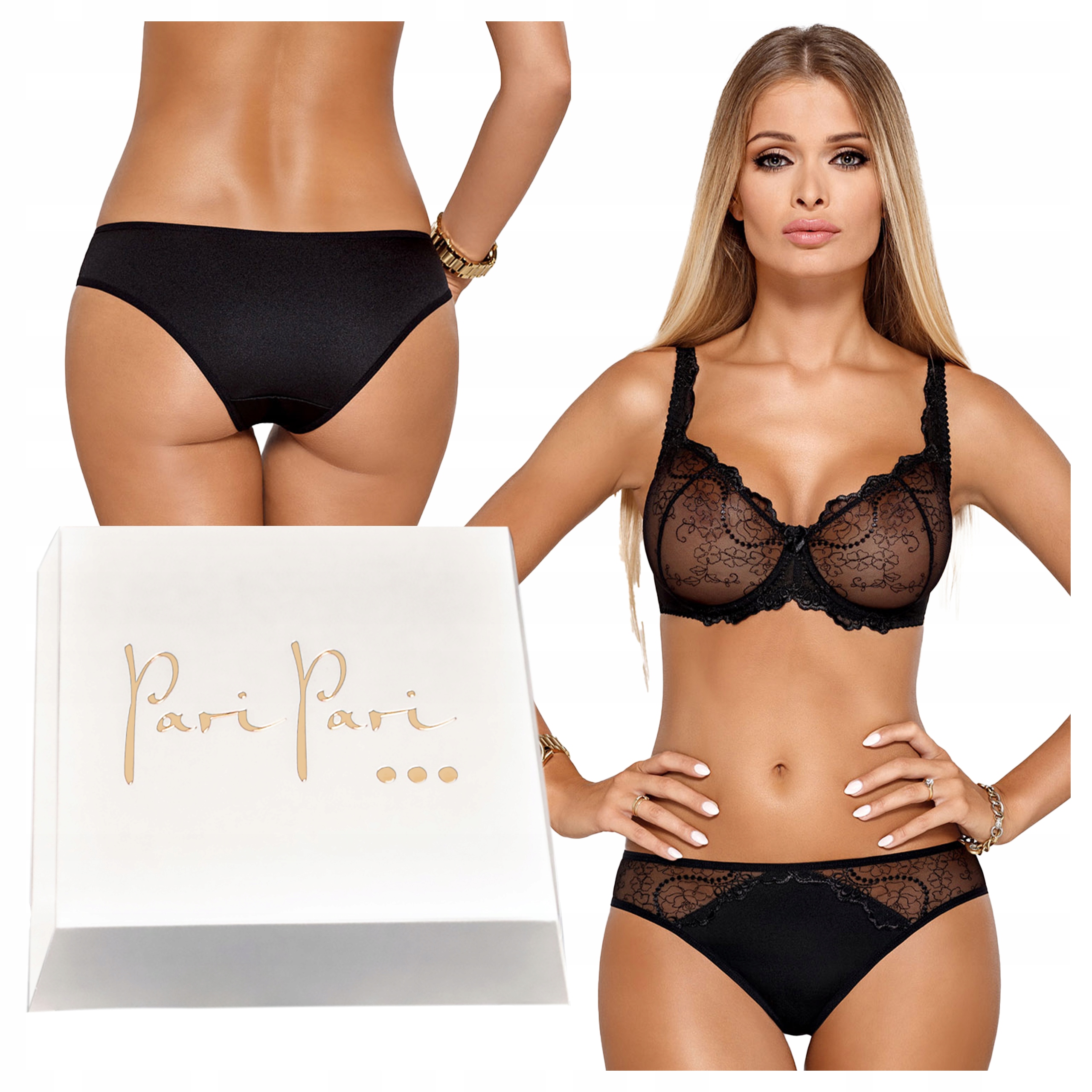 Komplet dámského spodního prádla Sexy podprsenka Soft Krajkové kalhotky Valentýn