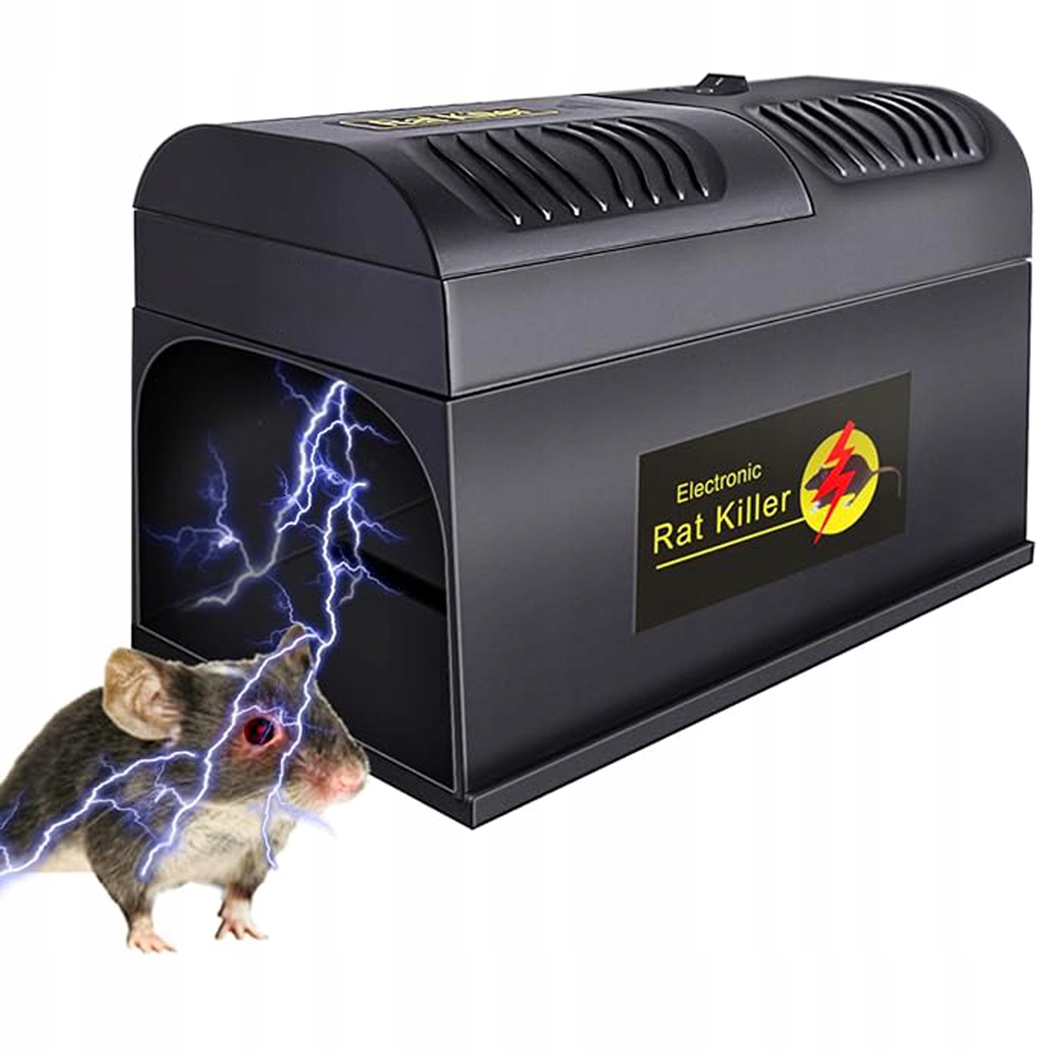 Elektronická past na potkany, výkonná a bezpečná profesionální stanice