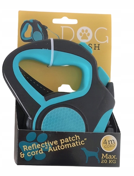 

Smycz Automatyczna dla Psa 4 m do 20kg Odblaskowa