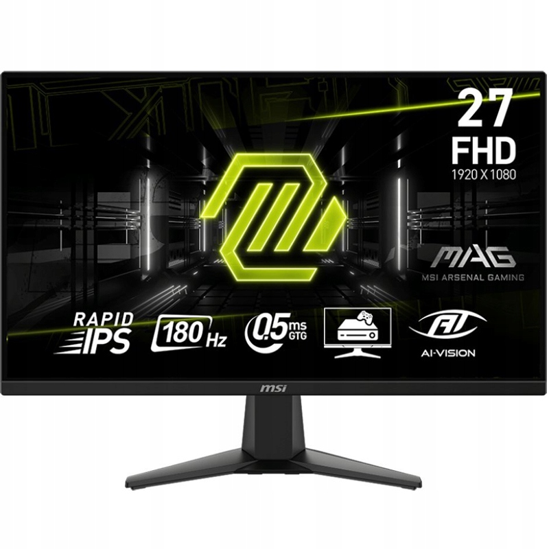 Monitor Msi Mag 275F 27",LED podsvícení, Ips panel, 0.5ms, 1000: 1, 250cd/m