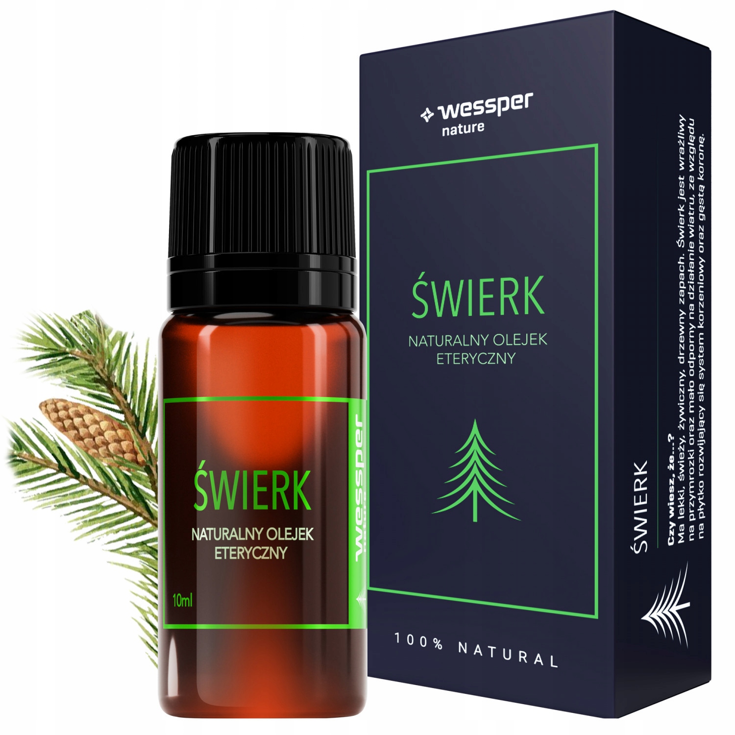 

Olejek Eteryczny Świerkowy 100% Naturalny 10ml