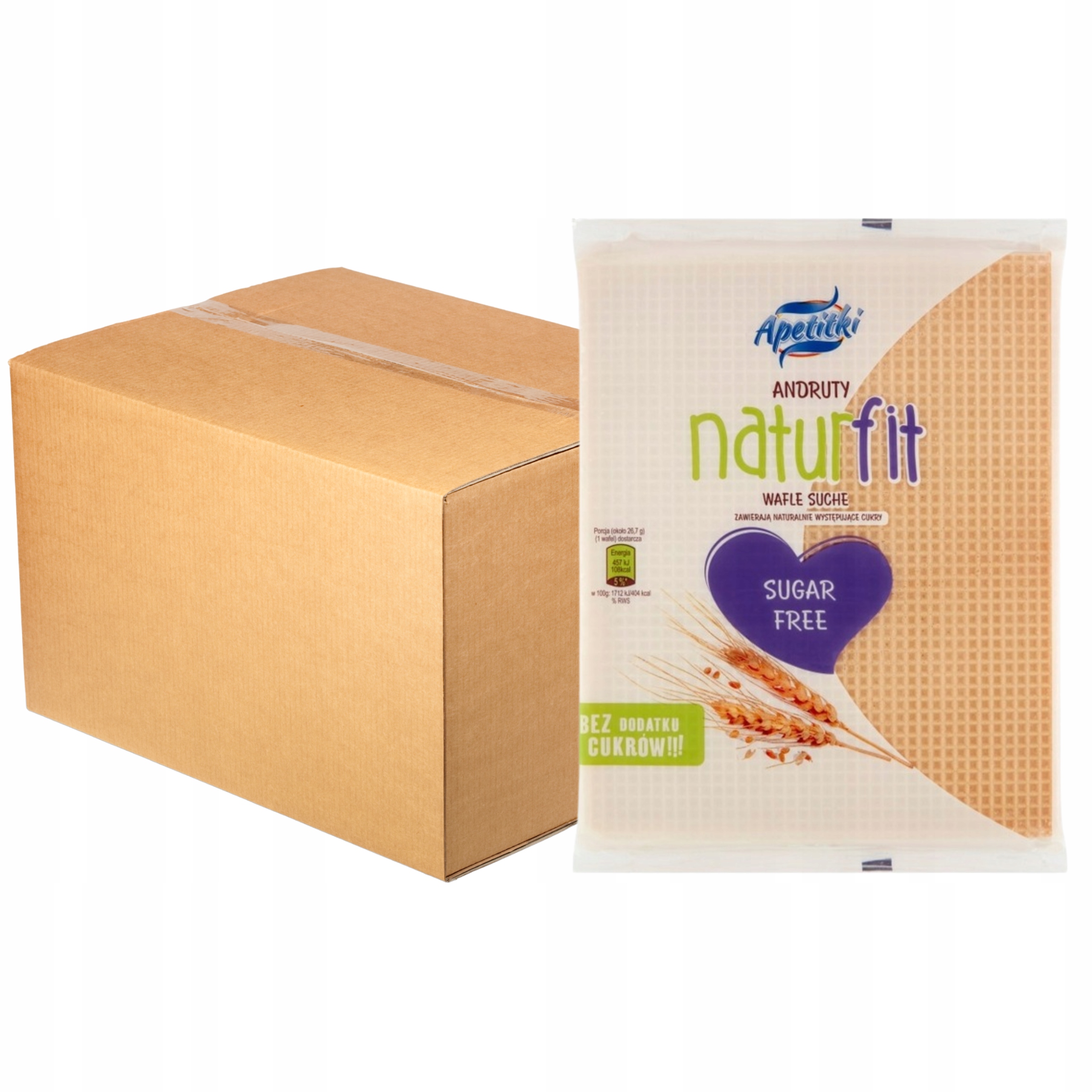Levně Apetitki Naturfit Andruty suché oplatky 160 g x 14 kusů