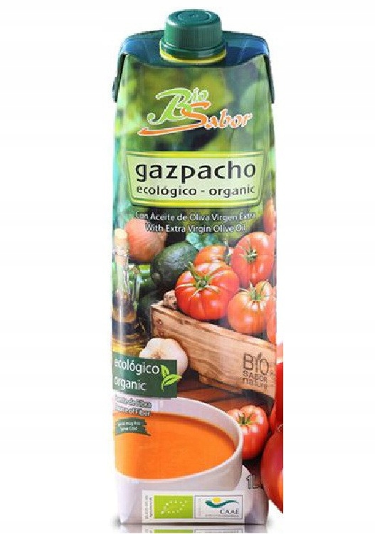 Levně 3x Biosabor Gazpacho (španělská zeleninová polévka) Bio 1 l