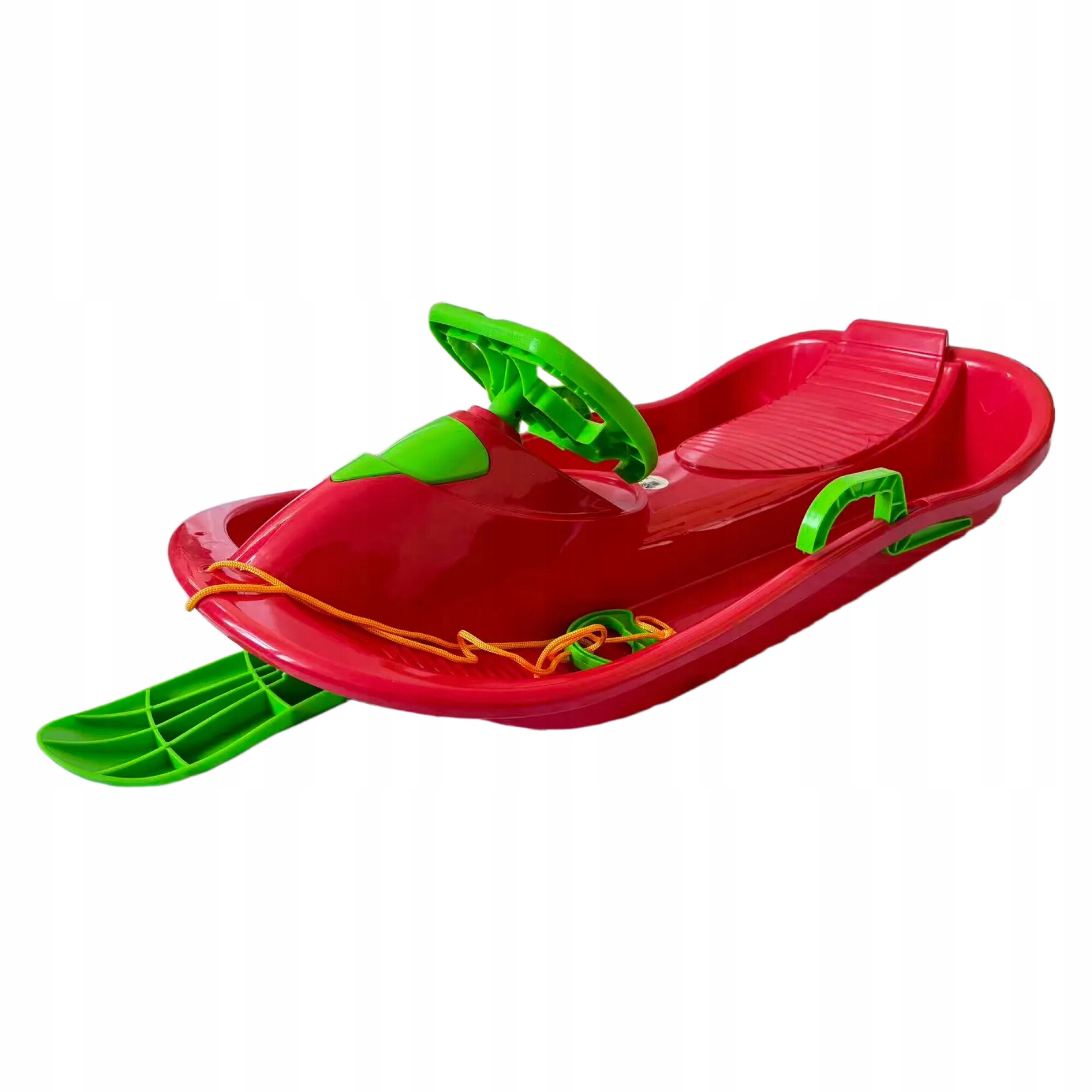 Sanki Ślizg z podparciem Tworzywo sztuczne kolor czerwony dla dzieci Aga