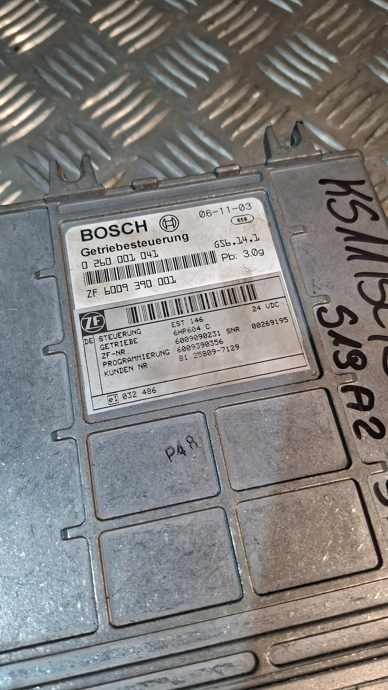 Bedienteil Computer Getriebe getriebe ZF BOSCH 0260001041
