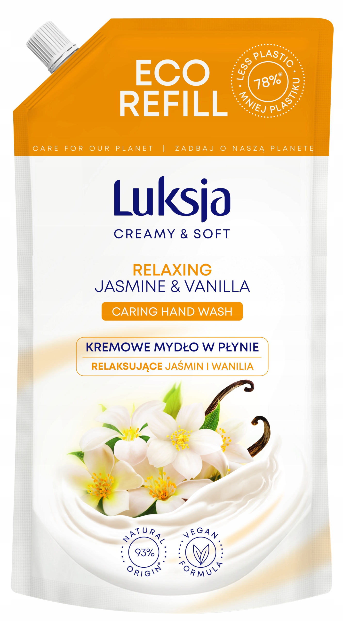 

Luksja Creamy Mydło w płynie Jasmine Zapas 900 ml