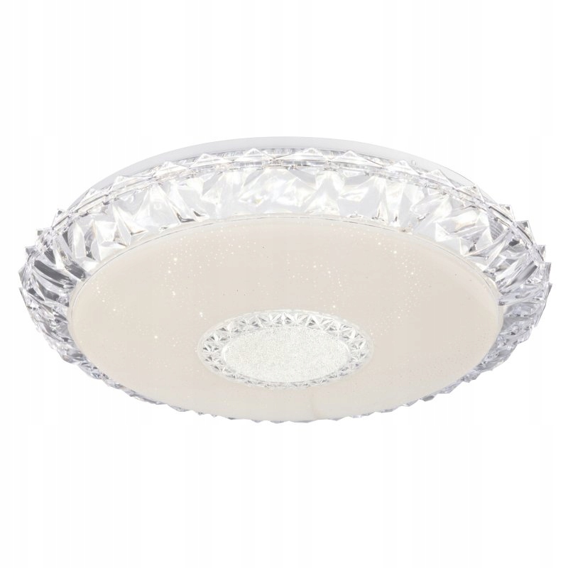 Stropné Svietidlo Eddie 40W biele opál Led so stmievačom a aplikáciou SmartLight.