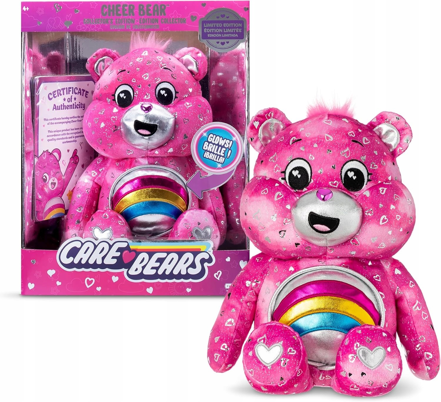 Care Bears Maskotka Cheer Bear 35 cm Troskliwe Misie