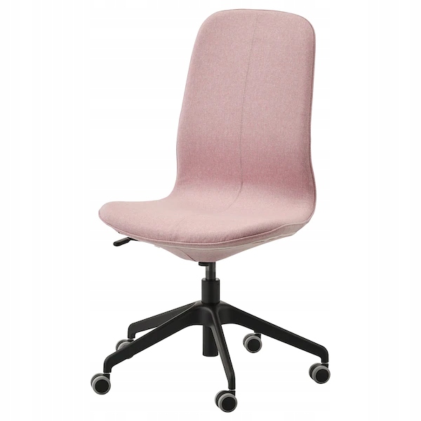Ikea Langfjall Kancelářská židle Gunnared světle růžová