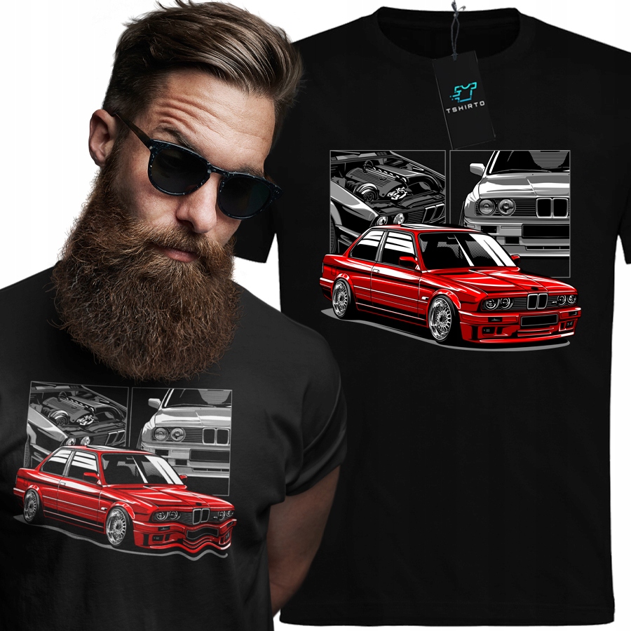 

Koszulka Męska Bmw E30 M3 Fan M Power E90 E92 L
