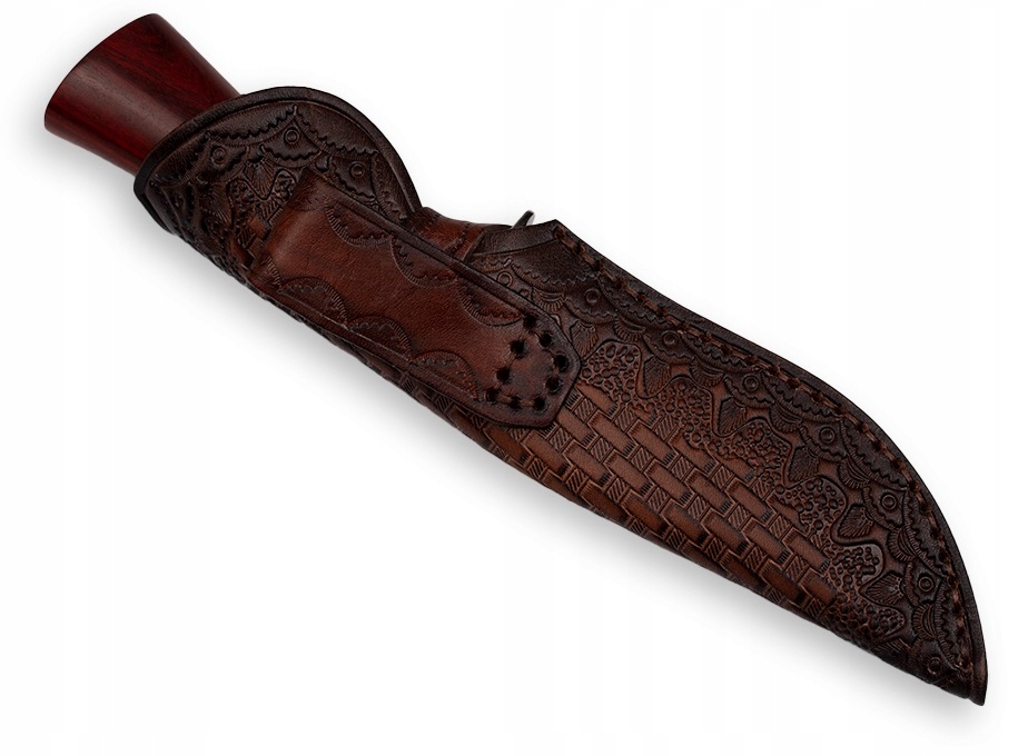ОХОТНИЧИЙ НОЖ ИЗ ДАМАСТОВОЙ СТАЛИ DAMAST N954A Вес 170 г