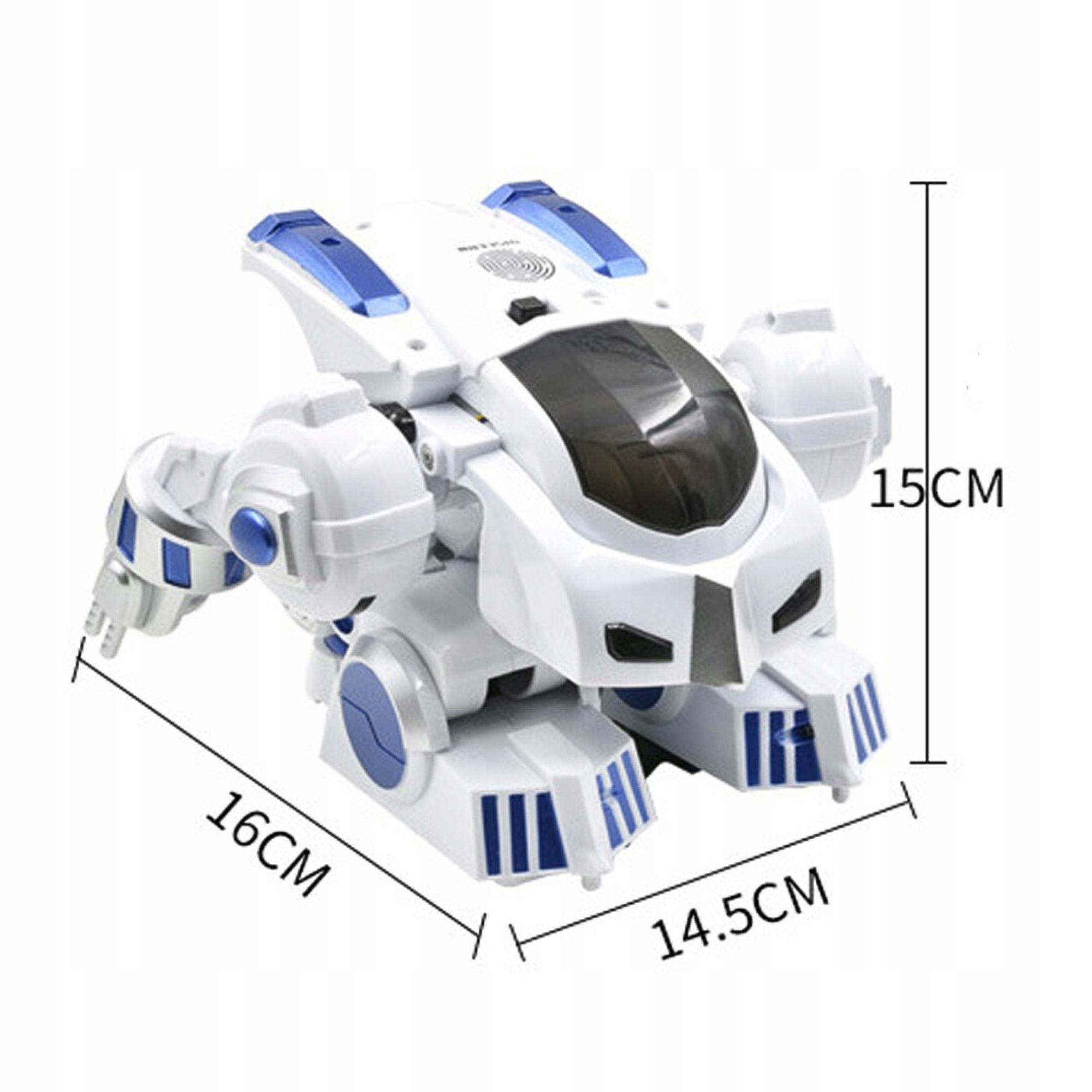 ROBOT INTERAKTYWNY ZDALNIE STEROWANY TRANSFORMERS Materiał plastik