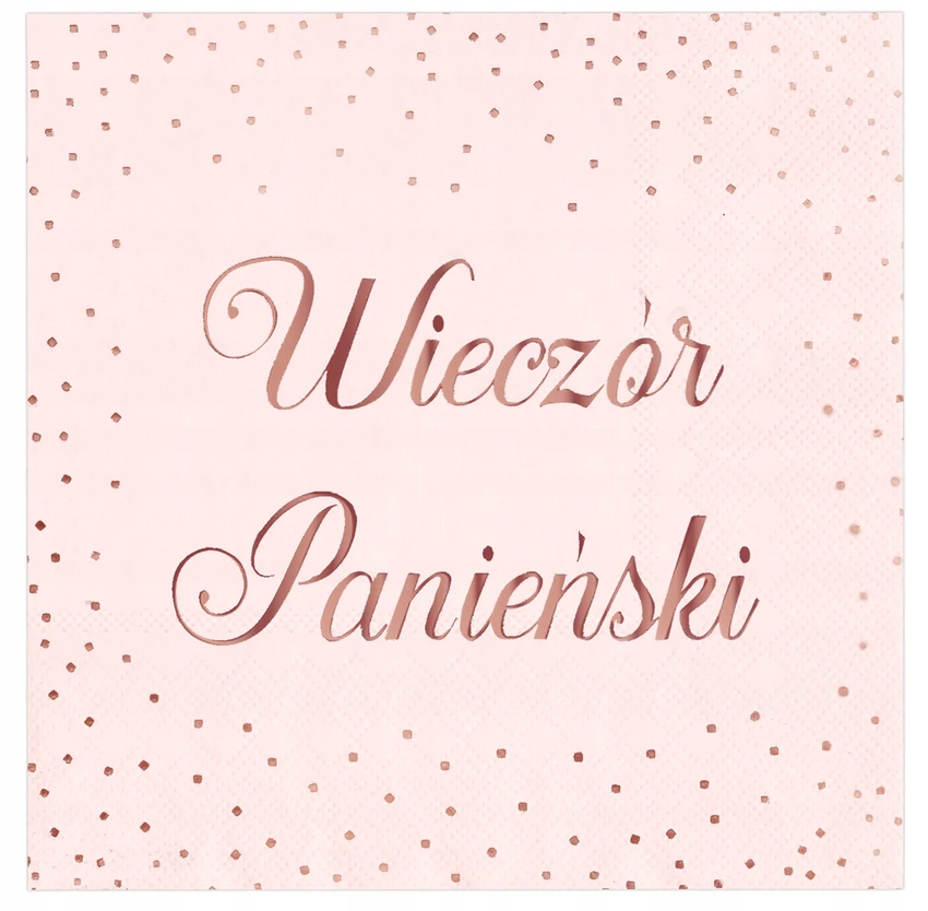 

Serwetki Wieczór Panieński Ślub 33x33cm 10szt.