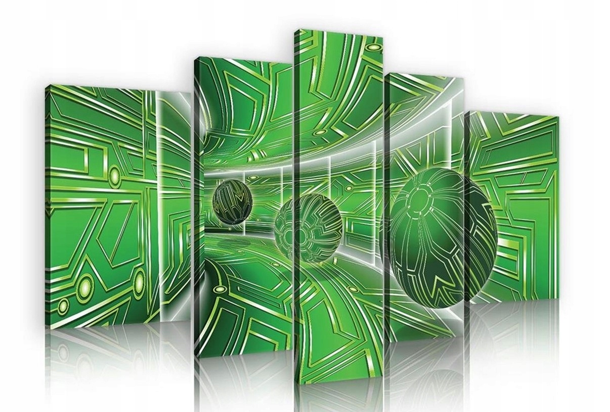 Obraz 170x100 Futurismus kyberprostor technologie dynamika abstrakce