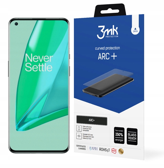 

3MK Folia Arc+ do OnePlus 9 Pro Fullscreen Folia