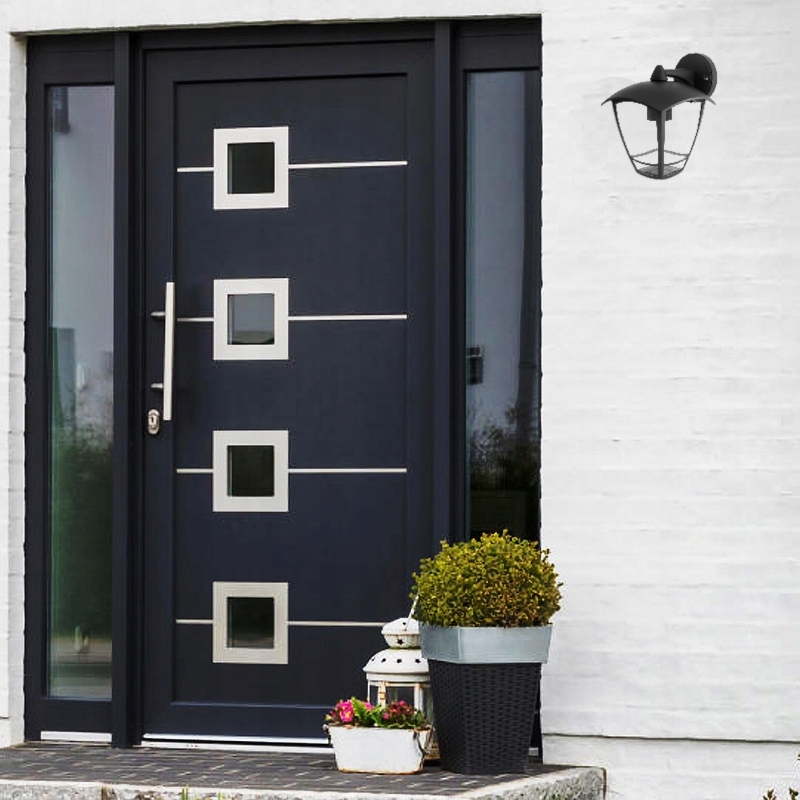 LAMPA OGRODOWA E27 ZEWNĘTRZNA ELEWACYJNA KINKIET Materiał dominujący aluminium