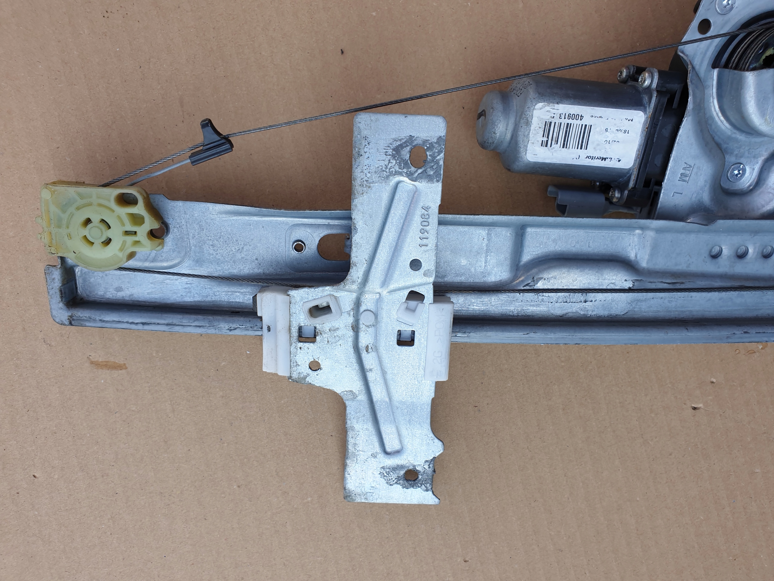 window regulator electrical left front mini motor PEUGEOT 207 5D OE EU