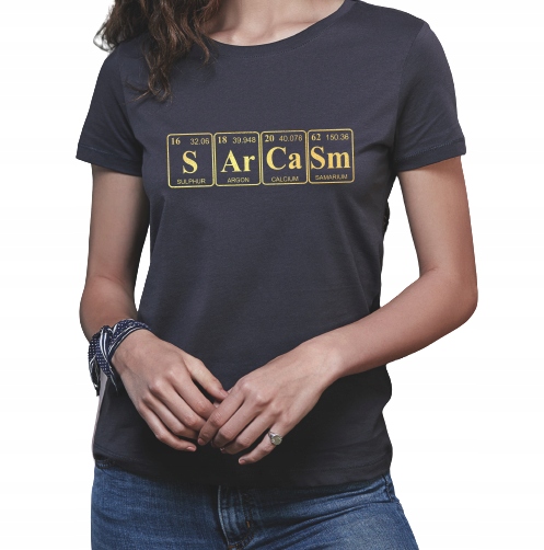 

Koszulka Sarkazm SArCaSm Chemik Pierwiastki r,XL