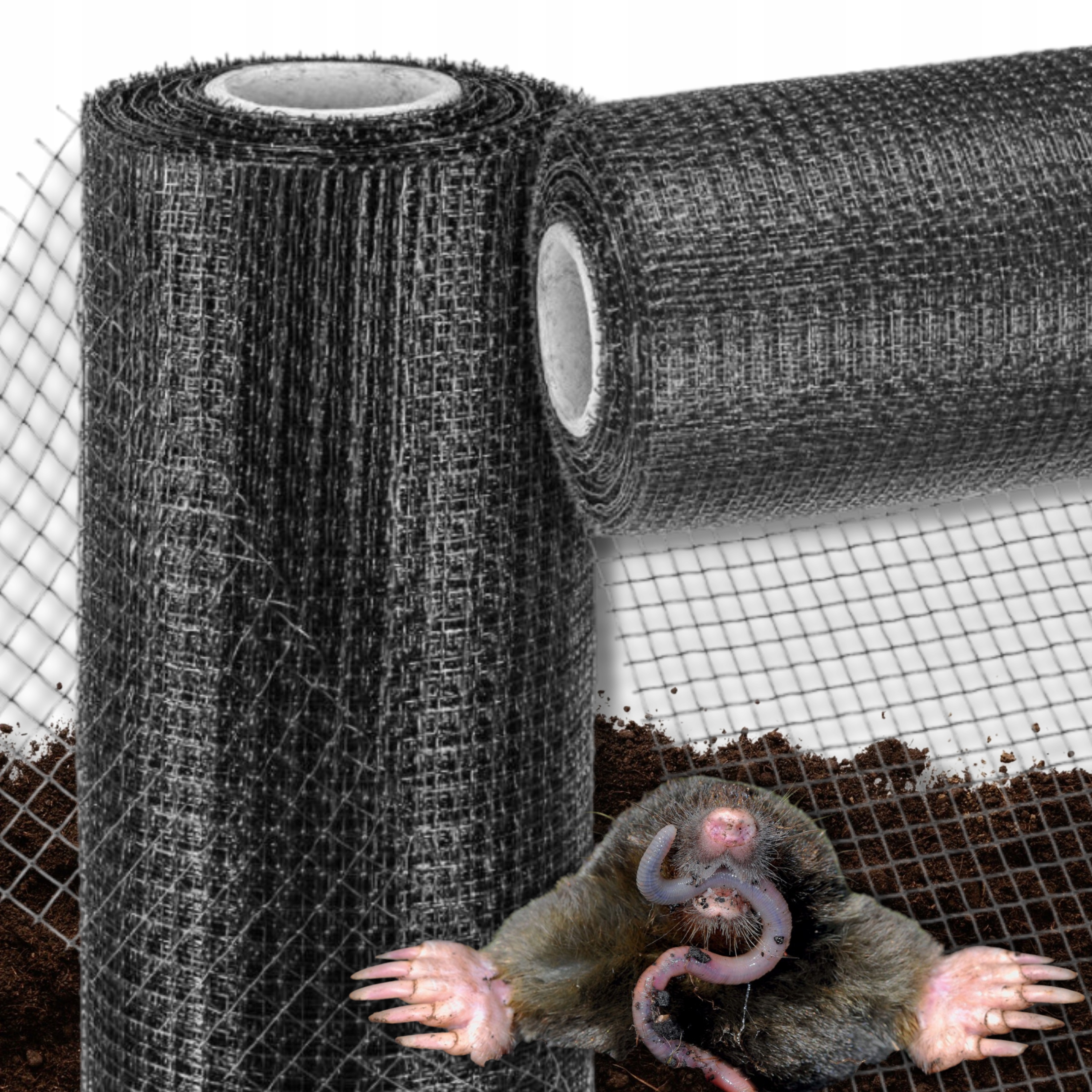 Síť Proti Krtkům Síť Proti Krtkům 30G/M2 Rolí Silná Pevná