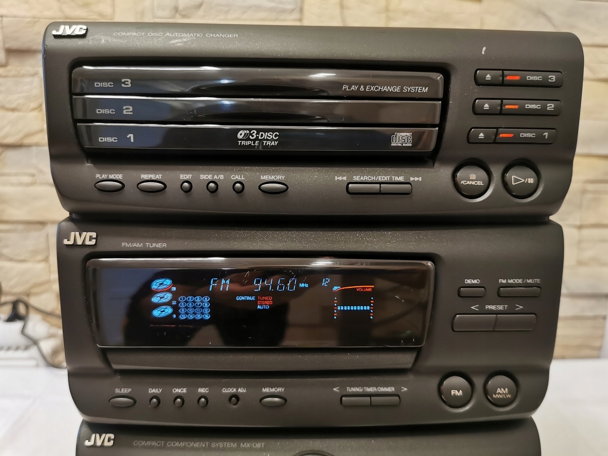 WIEŻA JVC MX-D8T Kolor czarny