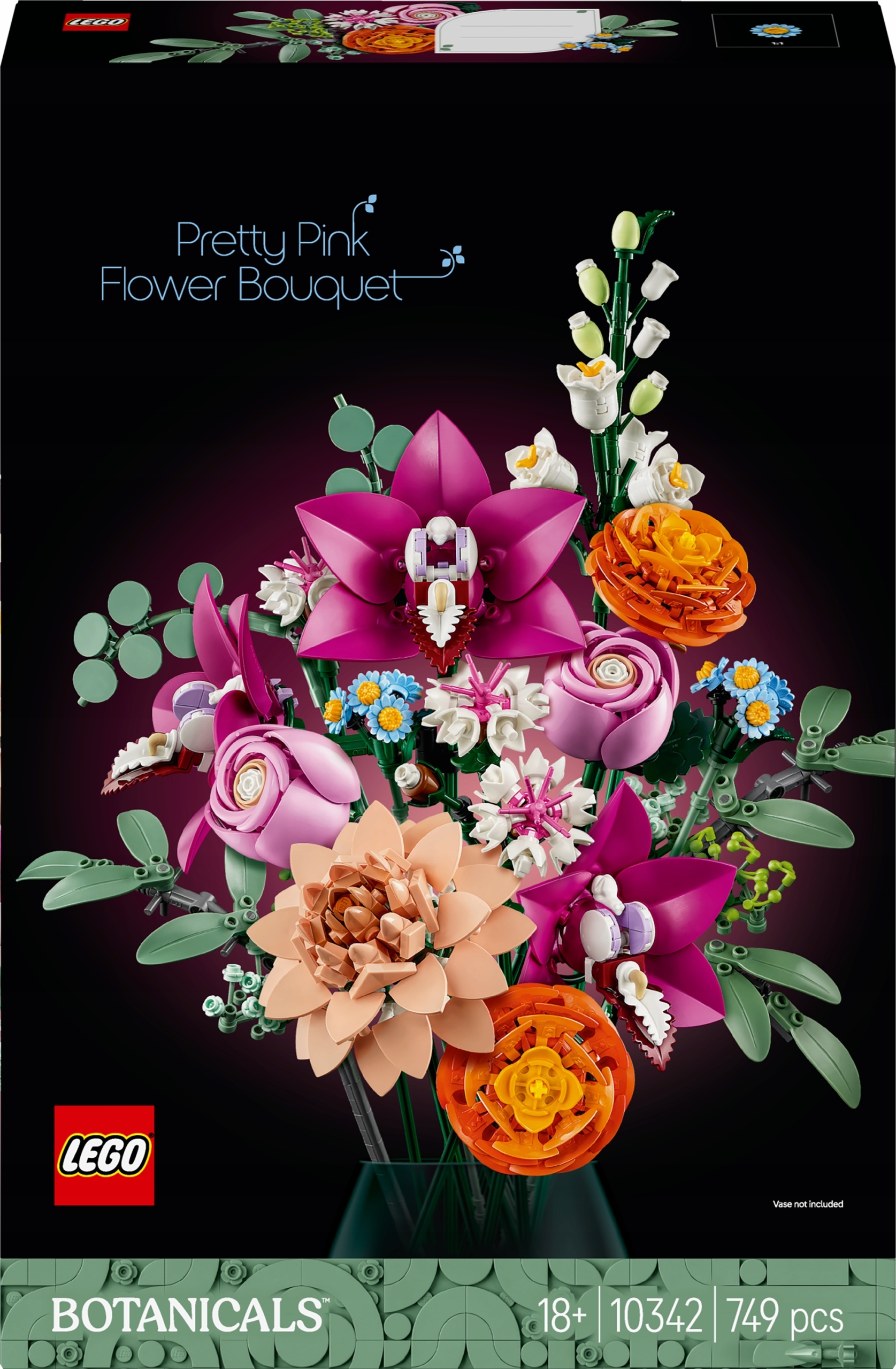 Lego Botanicals 10342 Piękny Bukiet Różowych Kwiatów Walentynki