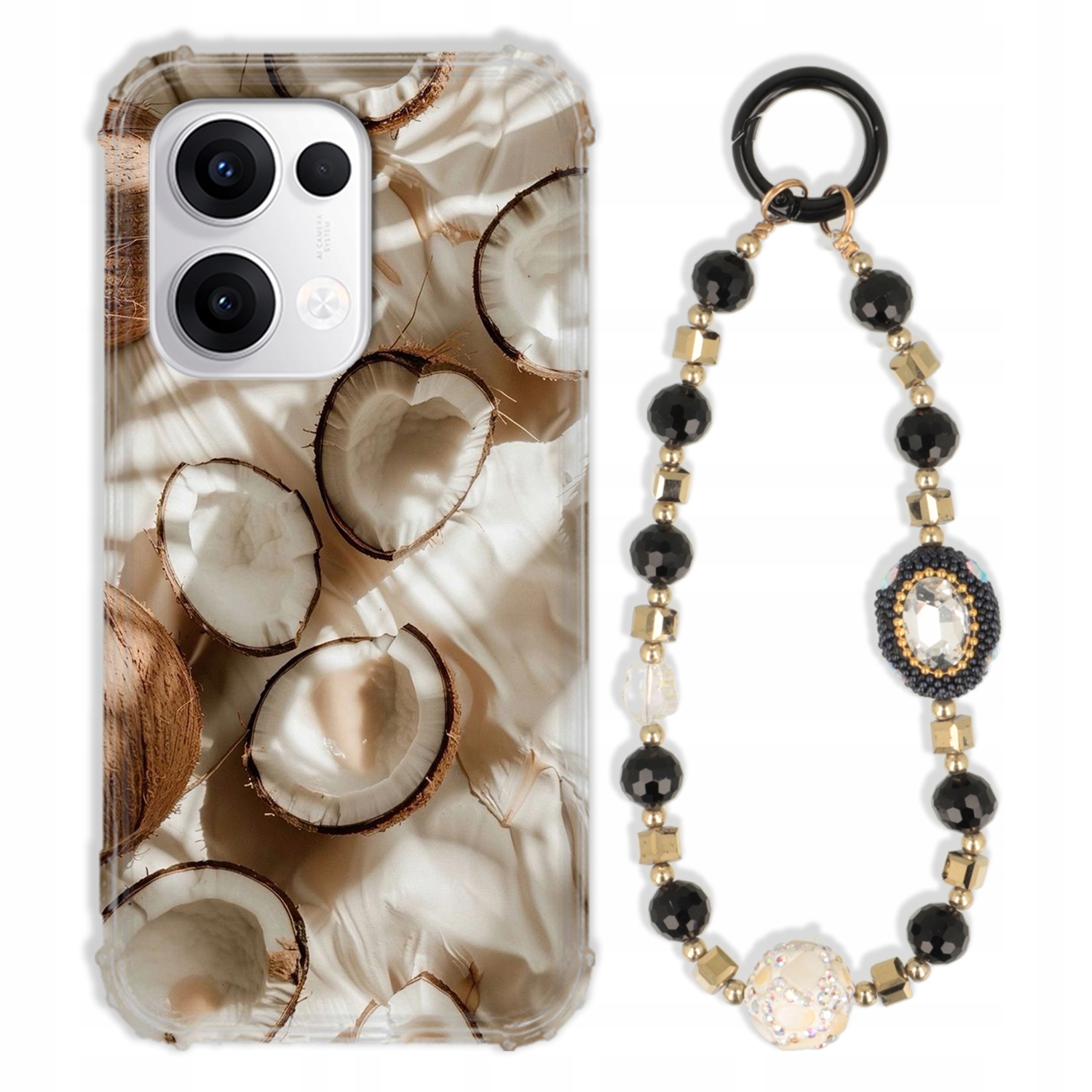 Pouzdro Pro Oppo Reno 13 Case Antishock Zirkony Černozlaté|odolné|silné