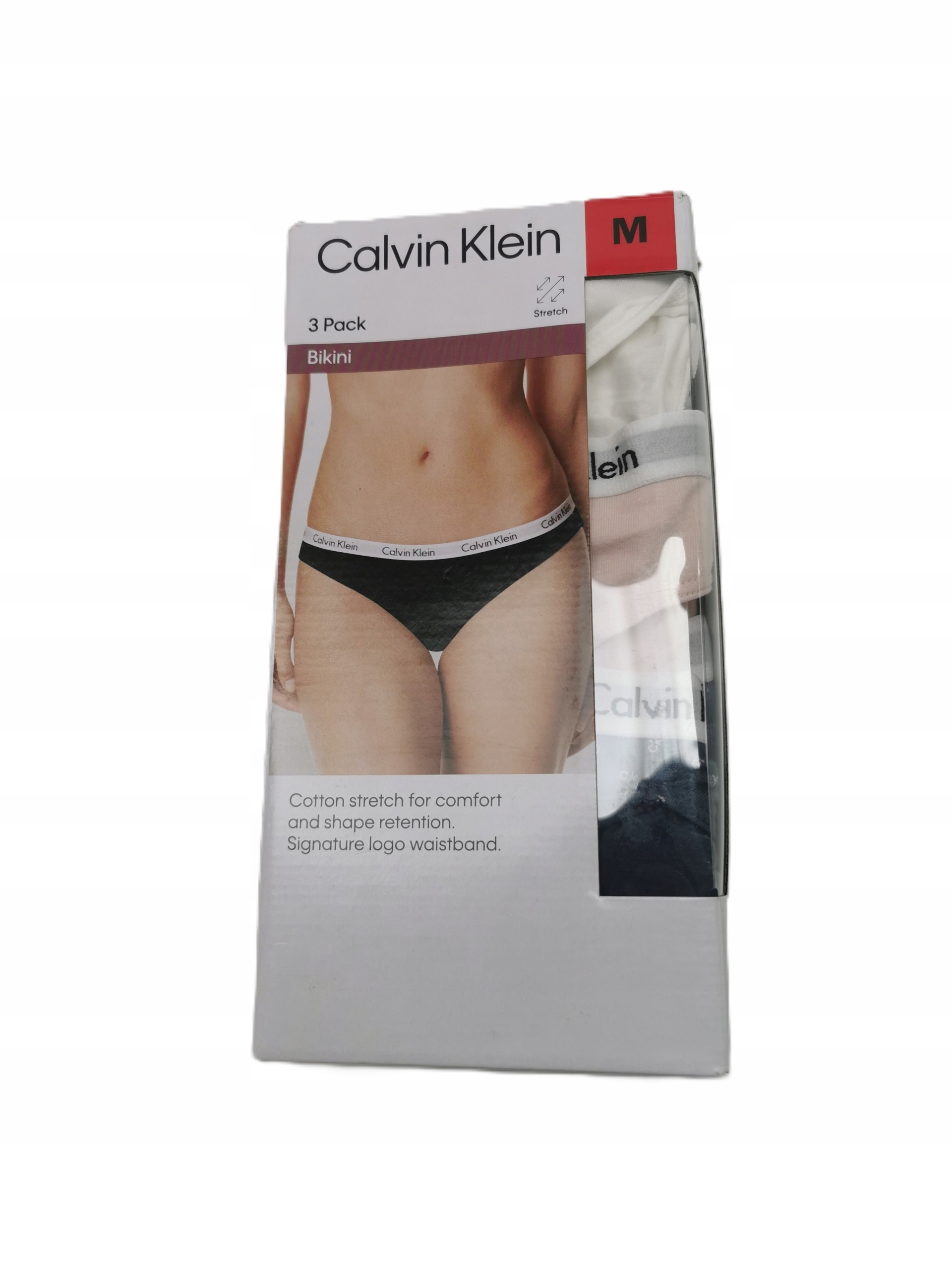 Calvin Klein Sada 3 párů dámských bikinových kalhotek velikost M