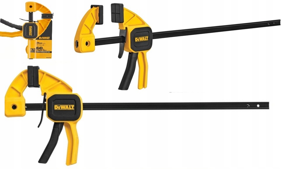 

Dewalt Ścisk stolarski jednoręczny 150mm 83139 60k