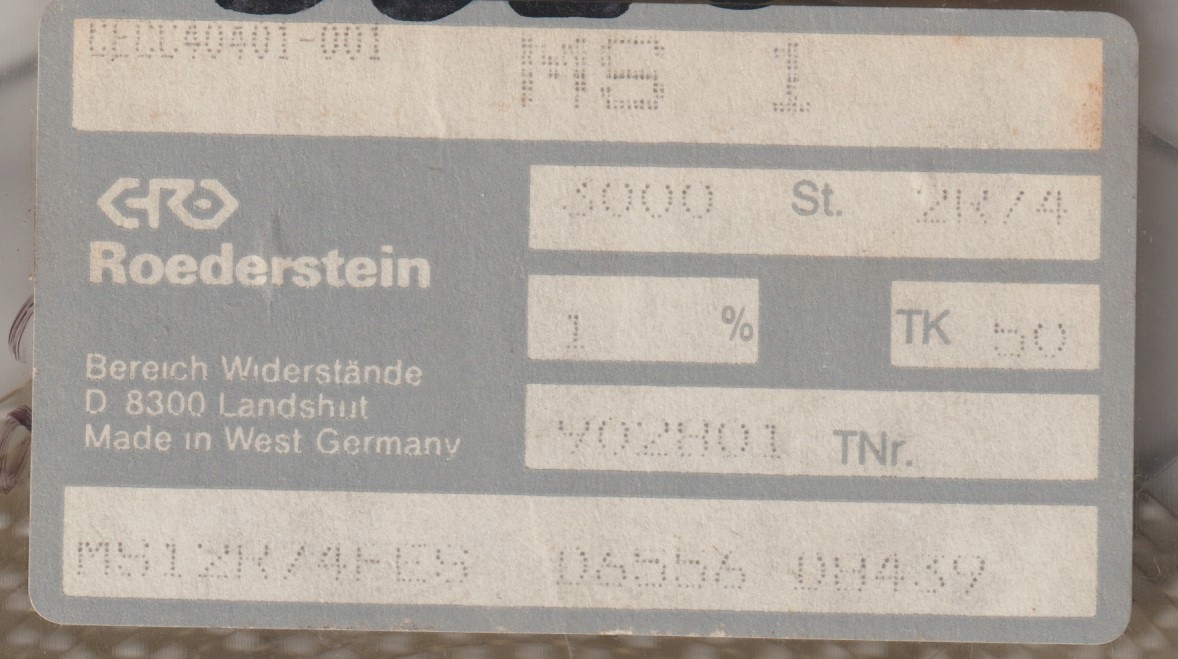[100szt] 2R74 1% 50ppm rezystor Smd minimelf MS1 Roederstein low noise