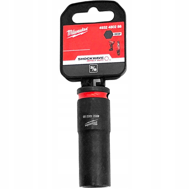 Nasadka Udar Długa 17mm 3/8'' Milwaukee 4932480291