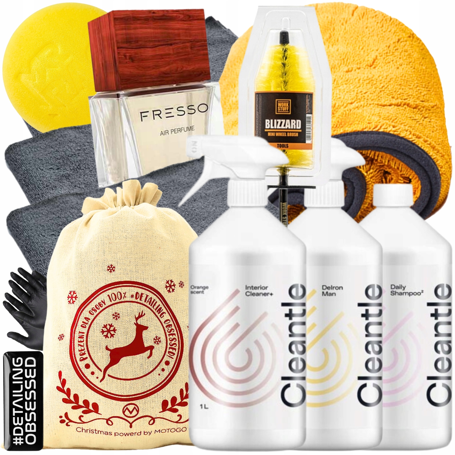 Cleantle Sada Kozmetických Prípravkov Na Darček XXL Parfumy, Kefa A Uterák