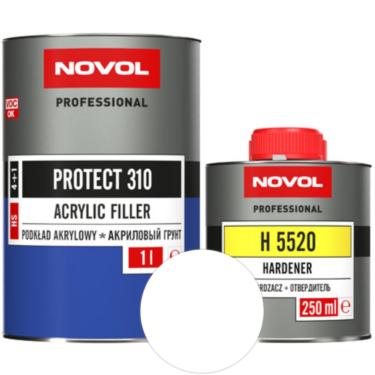 NOVOL Protect 310 Podkład Akrylowy HS Biały 1,25l