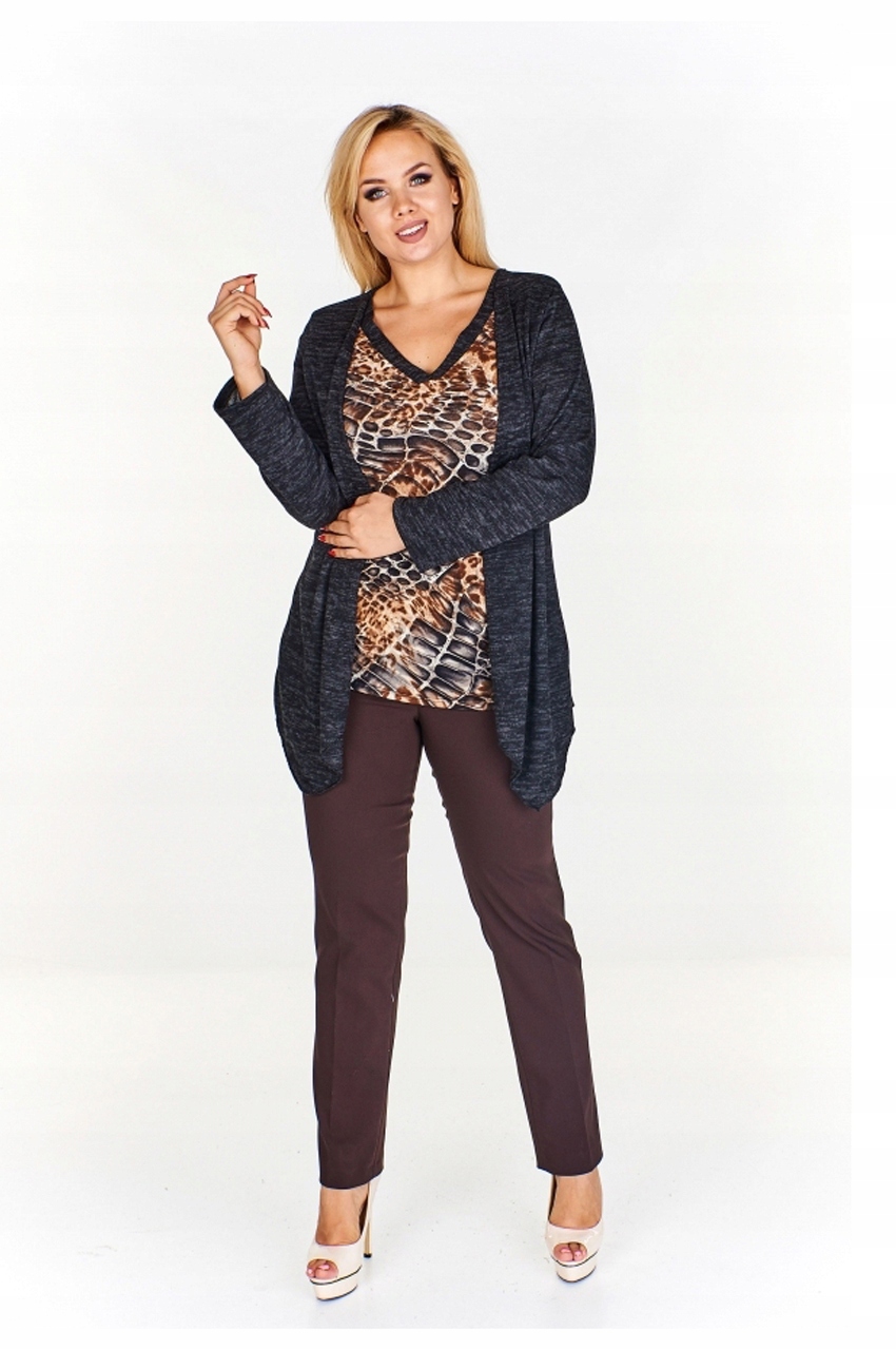 Bliźniak AVA bluzka z narzutką plus size 50 - 56 Marka inna