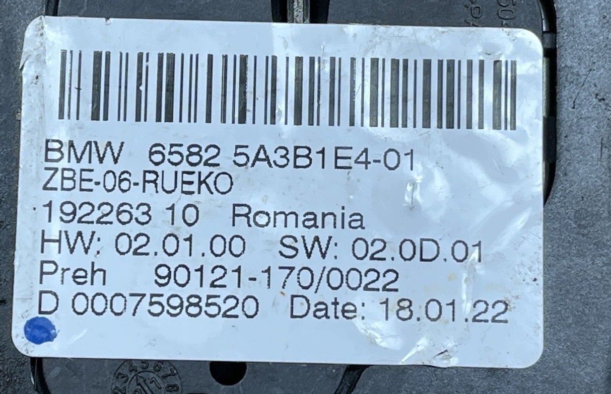 BMW X1 F48 LCI LIFT 2019- Schalter JOYSTICK IDRIVE Computer 5A3B1E4