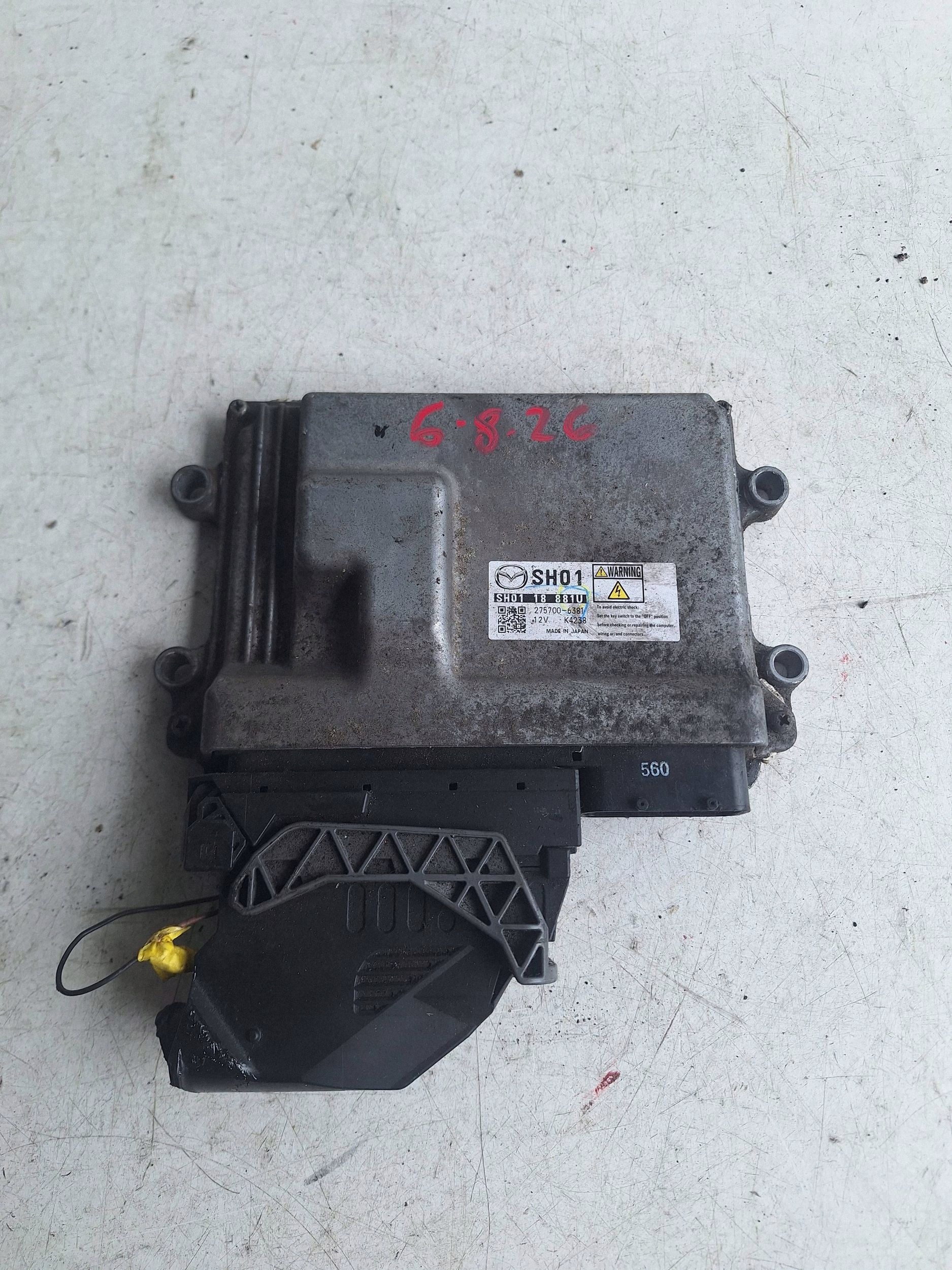 MAZDA Computer Bedienteil DES MOTORS 275700-6381 SH01