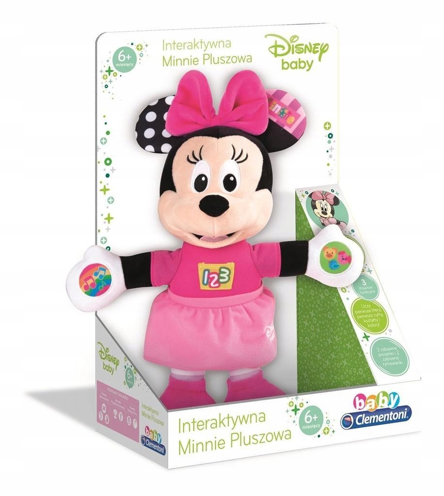 Interaktywna Minnie Pluszowa, Clementoni-Zdjęcie-0