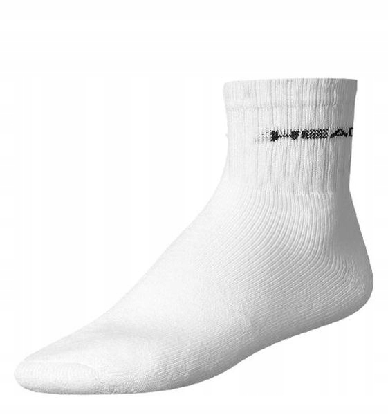 Skarpety Head Club Short Crew Socks 3P White 35-38