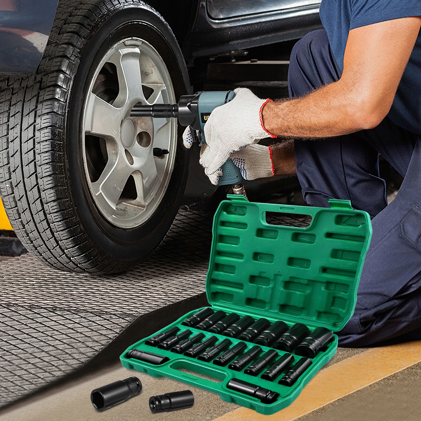 ZESTAW NARZĘDZI NASADOWYCH UDAROWYCH, 20 SZTUK/ZES Kod producenta 16370142