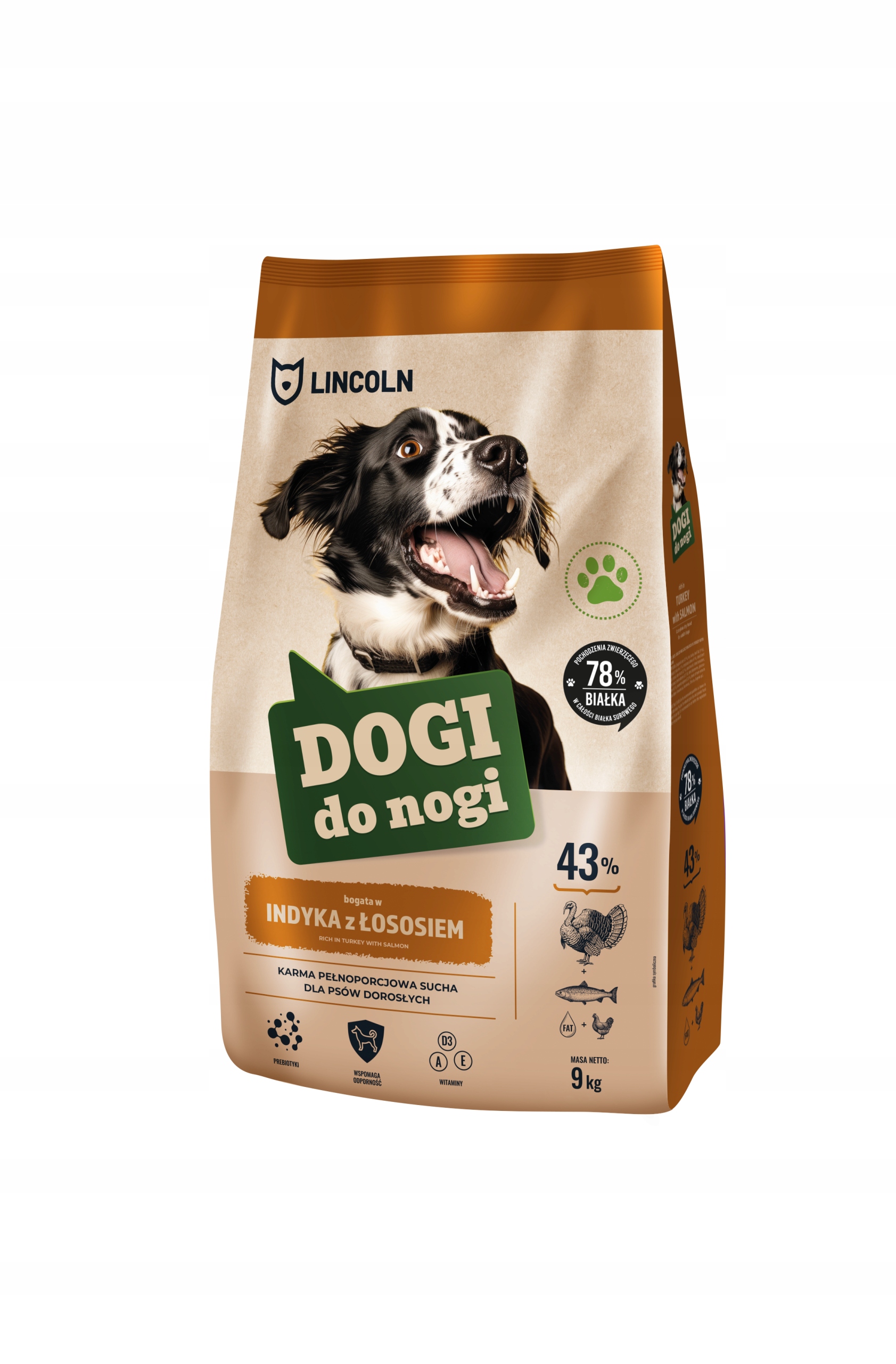 Levně Suché Krmivo pro psa 9 kg Losos Premium Vysoký obsah masa