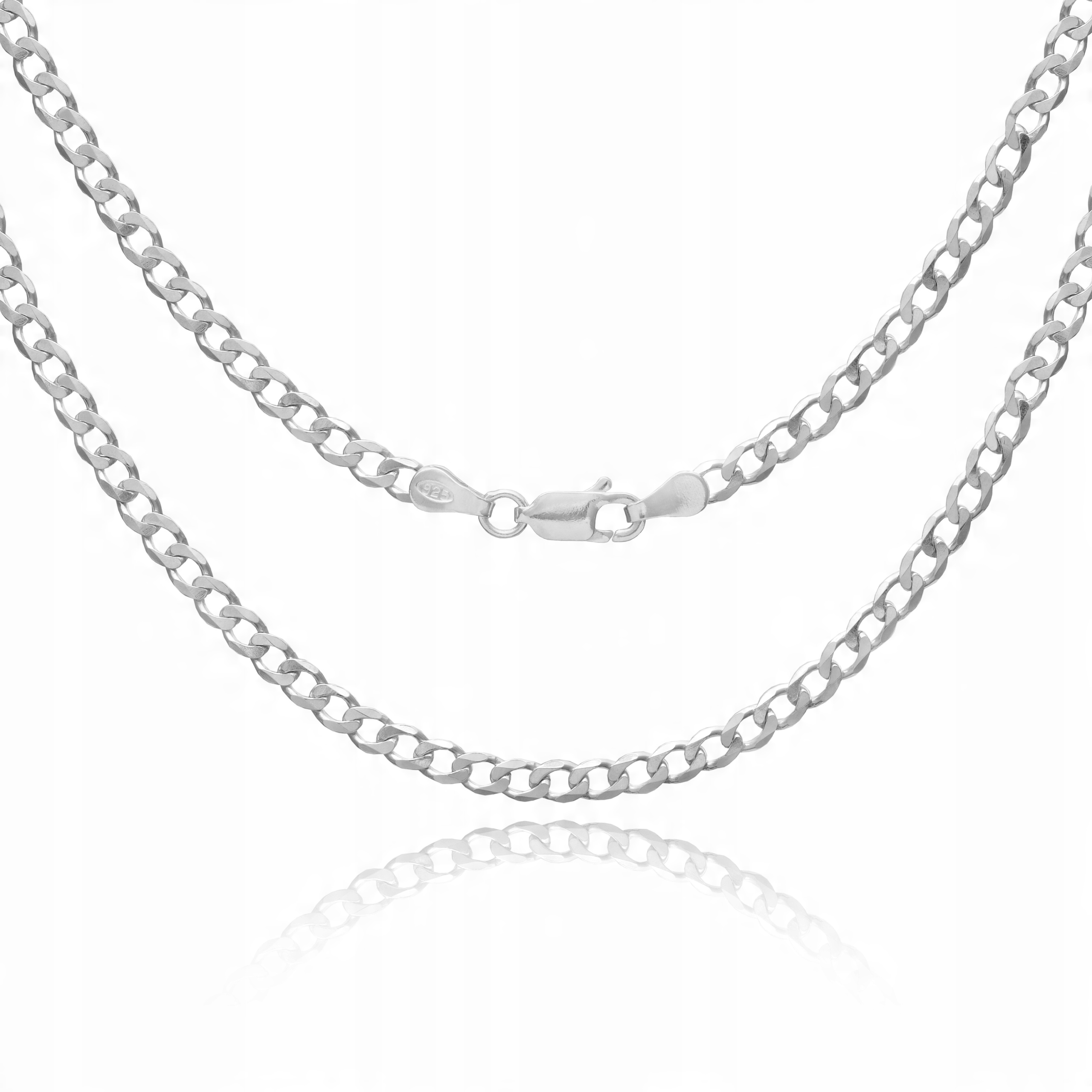

Srebrny Łańcuszek Pancerka 55CM Męski 7,38g PR.925