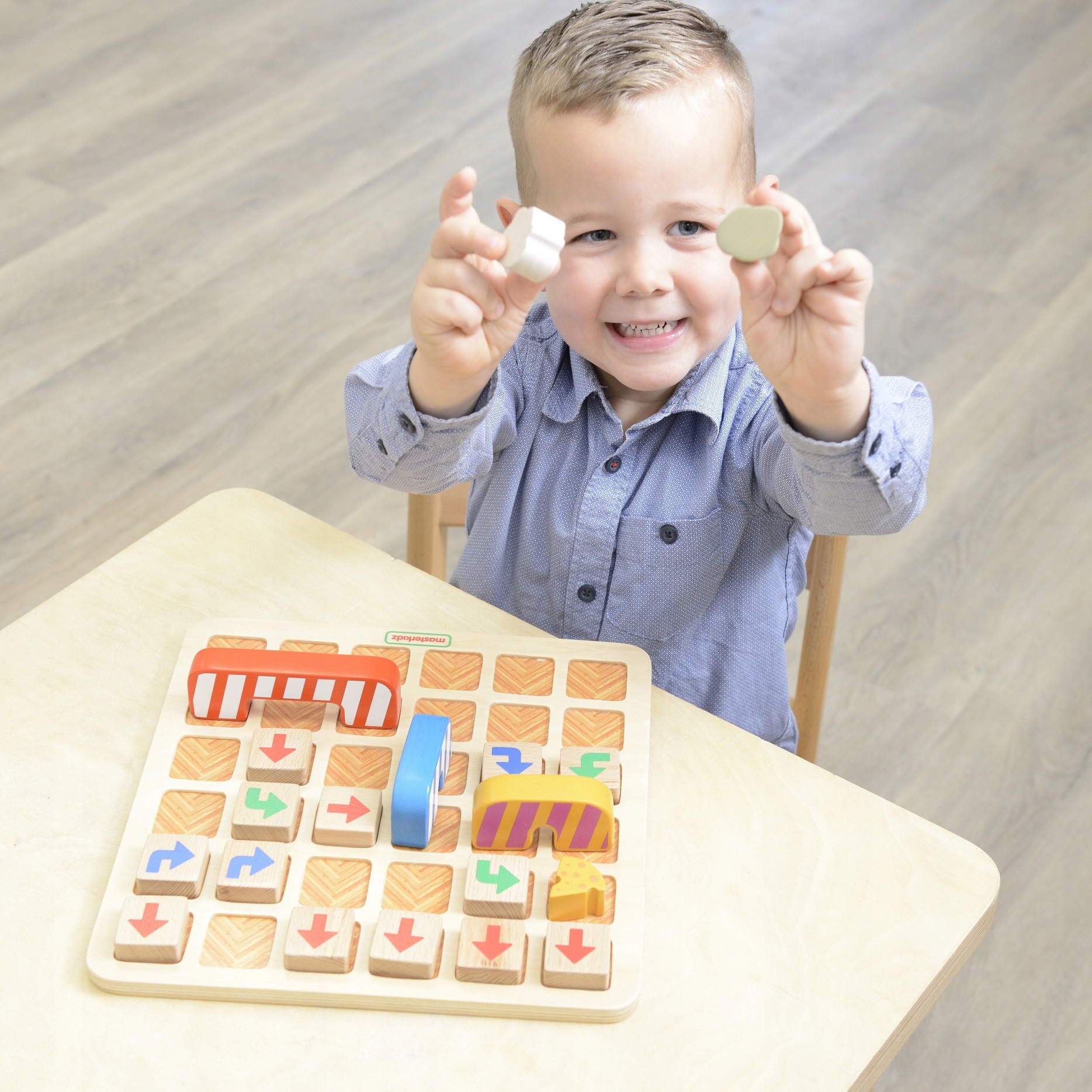 GRA ZNAJDŹ DROGĘ DO SERA DREWNIANA LABIRYNT EDU Płeć chłopcy dziewczynki