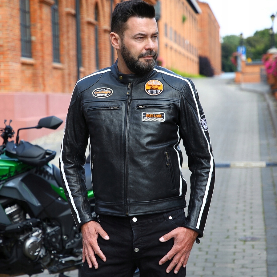 KURTKA MOTOCYKLOWA WOLF RETRO XL PODPINKA STYL Producent Wolf