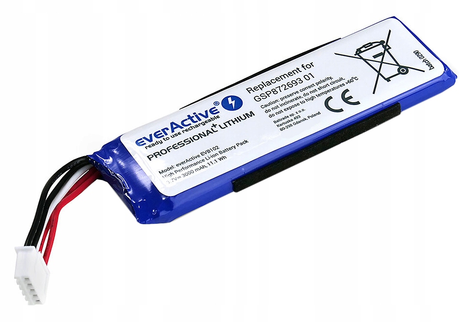 

Everactive Bateria Aku. GSP87269301 Do Jbl Flip 4